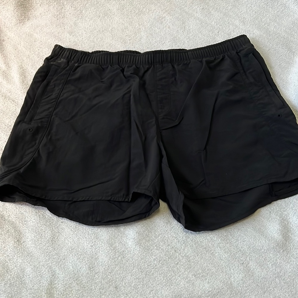 Eastern Mountain Sports black nylon shorts